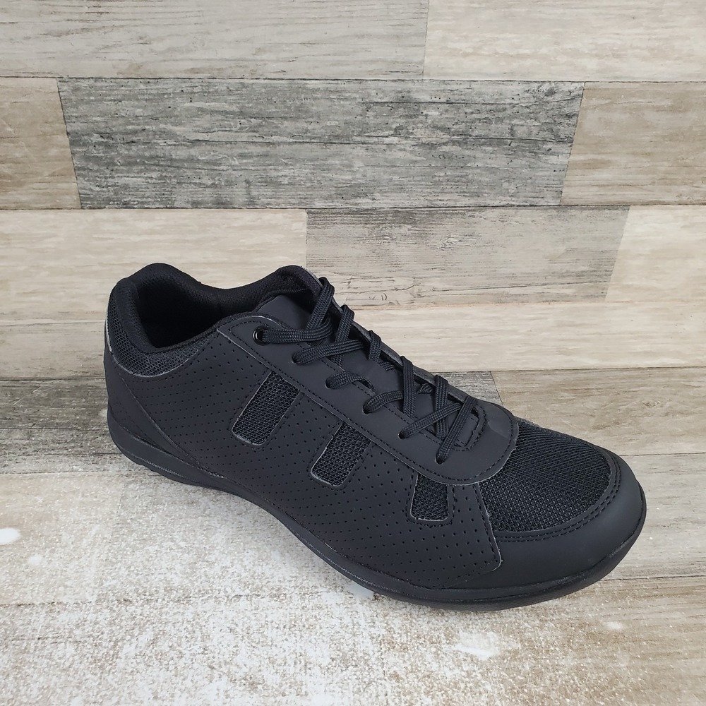 Serfas Trax MTB Mens Cycling Shoes Sz 10.5 Athletic Black Mesh Lace Up Sneakers